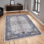 Conceptum Alfombra 100% Algodón 120 x 180 cm Crema, Gris y Beige